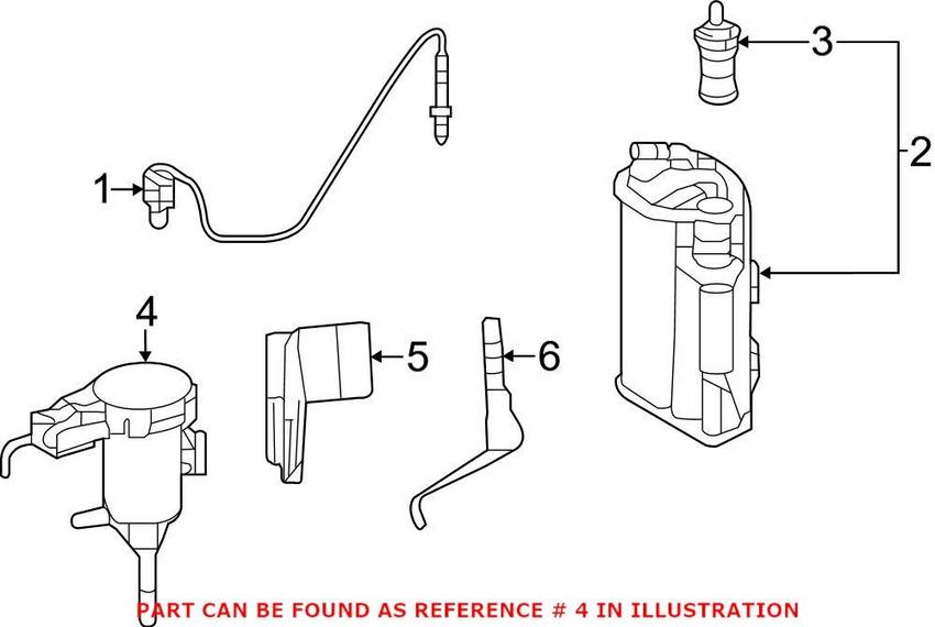 Mercedes Vapor Canister Purge Solenoid